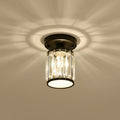 Crystal Foyer Ceiling Light | Modern Semi-Flush Design