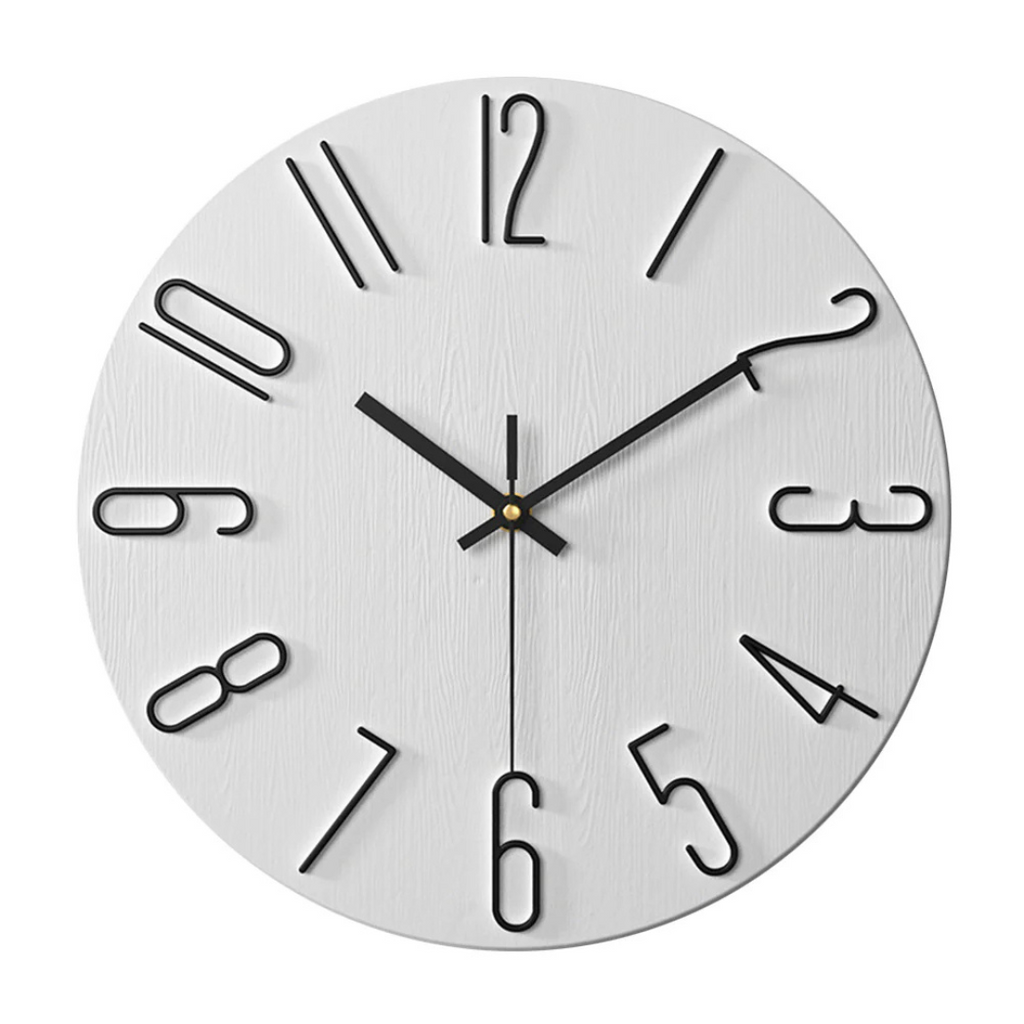 Noble Modern Wall Clock | Minimalist Gold Design