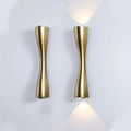 Modern Gold Wall Light | Nordic Up & Down Waterproof Lamp