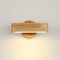 Rotating Wall Lamp | Japanese Solid Wood & Aluminium Design