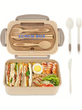 MealMate | Bento Lunch Box with Utensils | 4 Compartments & Leak-Proof Design
